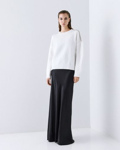 Дамски пуловер "Кристален блясък" - фина пухкава текстура ACCESS FASHION (SKU) 8003