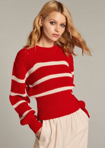 Дамски ежедневен пуловер - градски стил DENY ROSE (SKU) 121DD50026