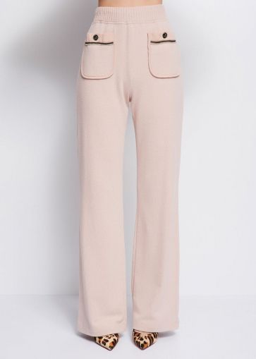 Панталон с висока талия, фино плетиво - елегантен комфорт DENNY ROSE (SKU) 221DD20005