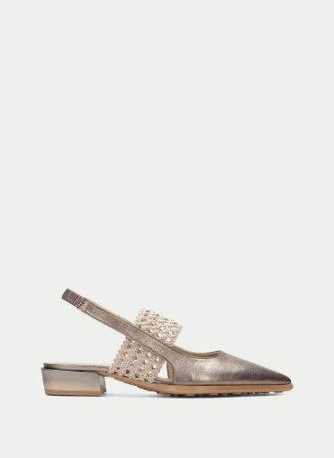 Elegant women's sandals with low heels - pointed toe! HISPANITAS (SKU)264866