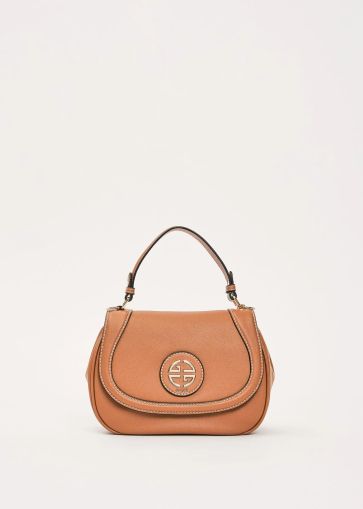 Дамска чанта с горна дръжка в топло кафяв цвят GAUDI (SKU) 12723