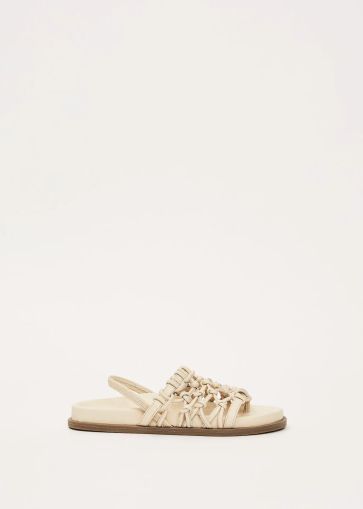 Бежови сандали от плетена кожа - елегантен комфорт GAUDI (SKU) V63655040