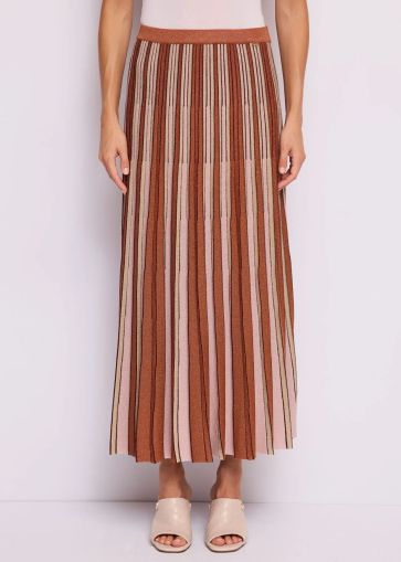 Плисирана миди пола от фино плетиво - елегантна и стилна GAUDI (SKU) 611FD73001