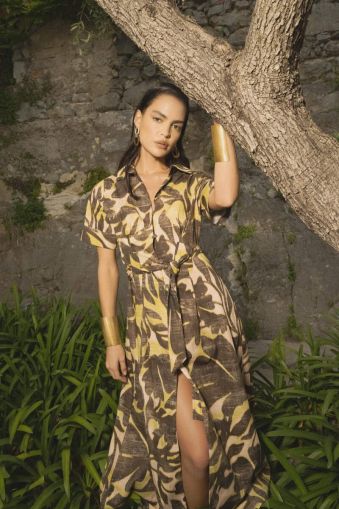 Миди Рокля с Колан - стилна и удобна LE SARTE DEL SOLE (SKU) 3937