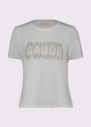 Бяла Вталена Тениска - Елегантна и Удобна GAUDI (SKU) 611BD64043