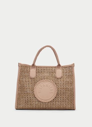 Beige bag with logo - elegant and stylish! HISPANITAS (SKU)264717.