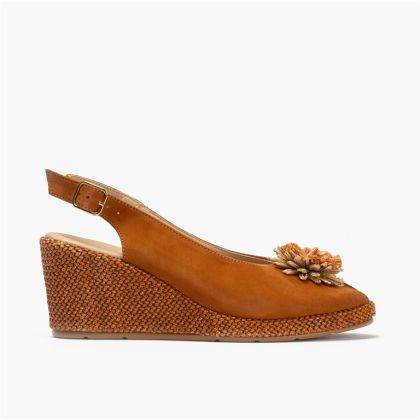 Brown Women's Platform Sandals - Summer Comfort PITILLOS (SKU)11310