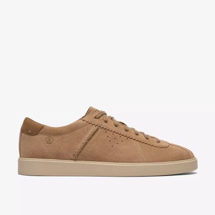 Men's casual sneaker in a brown-beige combination, stylish, comfortable, modern.CLARKS (SKU)26186194