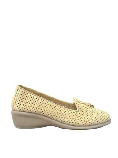 Women's Elegant and Casual Shoes from Beige Suede – Style and Comfort RELAX ANATOMIC (SKU)4229