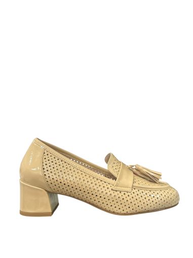 Дамски елегантни бежови обувки на ток - стил, комфорт и класа веднага!RELAX ANATOMIC (SKU)40048