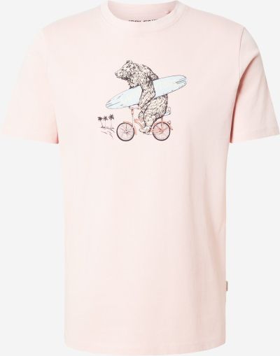 Men's pink T-shirt with original print - Comfort and modern look. BLEND(SKU)20720663,