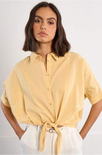 Women's cotton and viscose shirt - summer comfort MOLLY BRACKEN (SKU) ML71EP