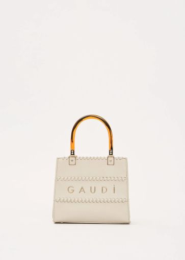 Women's stylish bag in cream color - minimalist elegance GAUDI (SKU) 12751