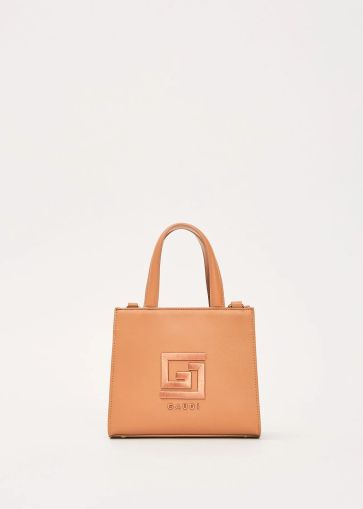 Elegant mini bag with logo in brown - for stylish everyday life GAUDI (SKU) 12731