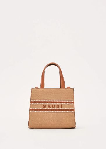  Дамска чанта с релефно лого - минималистична елегантност GAUDI (SKU) 12741