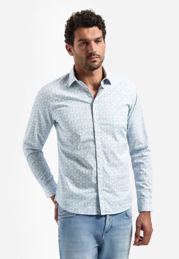 High-quality men's elastic stylish shirt for a modern and comfortable style NO EXCESS (SKU) 31450238