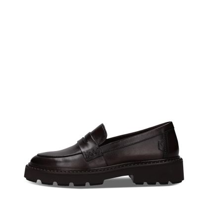 Women's Dark Brown Loafers – Elegant and Comfortable Casual Shoes SALAMANDER (SKU) AY160