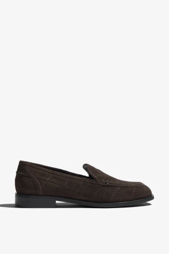 Elegant women's autumn loafers in brown – comfort and style for your autumn! REGARDE LE CIEL (SKU) ETTA02