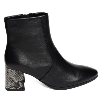Elegant Black Women’s High-Heeled Ankle Boots with Stylish Details!!! REGARDE LE CIEL (SKU) MILLIE01
