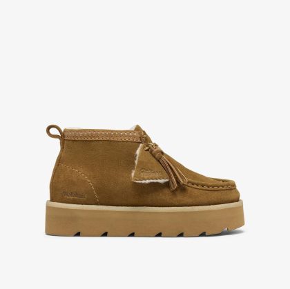 Дамски Зимни Боти Clarks Бежови с Топъл Хастар - Класически Комфорт!!!CLARKS (SKU)26328489