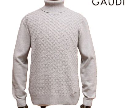 Мъжко елегантно поло в сив цвят GAUDI (SKU)421GU53034