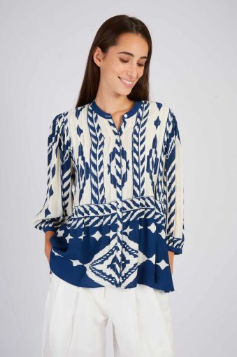 Women's shirt with graphic pattern DERHY (SKU) P520093