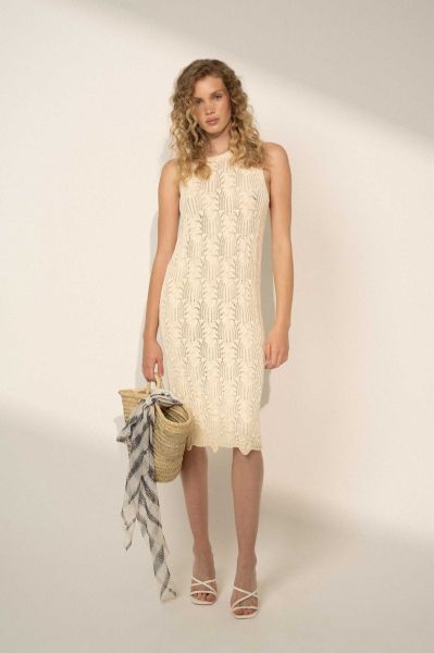 Women's dress made of fine viscous knit LE SARTE DEL SOLE (SKU) 414