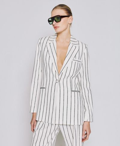 Striped Blazer: Elegant Style & Classy Look ACCESS FASHION (SKU)1008