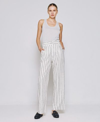 Wide striped pants - elegant and comfortable! ACCESS FASHION (SKU)5017