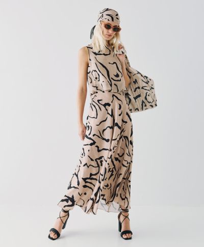 Women's skirt with a unique print - impress with style! ACCESS FASHION (SKU)6021