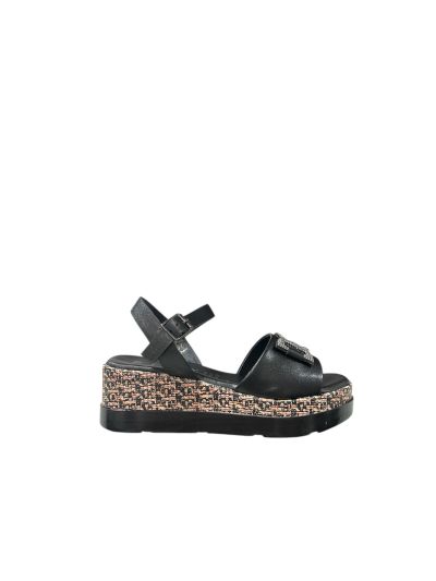 Black platform sandal - elegance and comfort! REPO (SKU)50249
