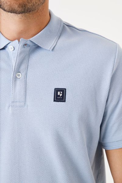Men's polo-style short sleeve shirt - style and elegance GARCIA (SKU) E51220