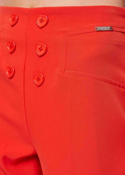 Women's pants with a mid-rise waist DENNY ROSE (SKU) 311ND25012