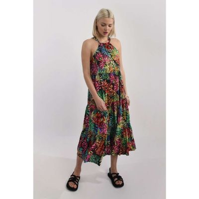Дамска флорална рокля с миди дължина MOLLY BRACKEN (SKU) T1553BE