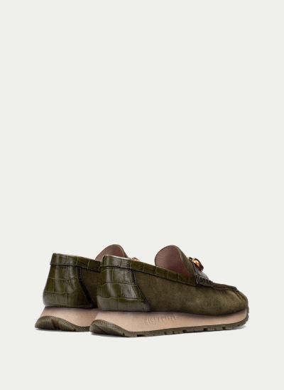 Green suede women's shoes - elegant and comfortable!HISPANITAS(SKU)254400