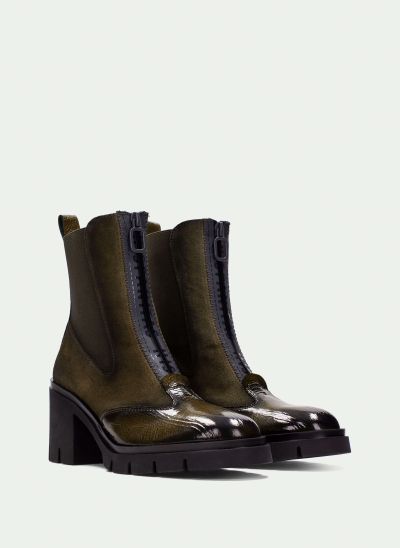 Green Casual Women's Boots - Elegance and Comfort!HISPANITAS (SKU)254280