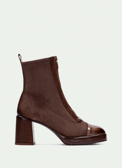 Brown elegant high-heeled boots - style and comfort!HISPANITAS (SKU)254230