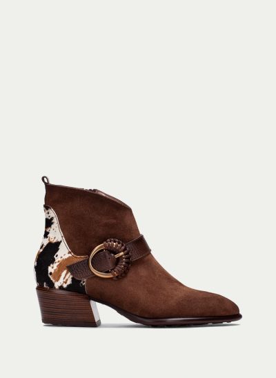 Brown boots with animal print - style and comfort!HISPANITAS (SKU)254256