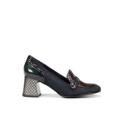 Elegant indigo heeled shoes - style and comfort!DORKING (SKU)9614
