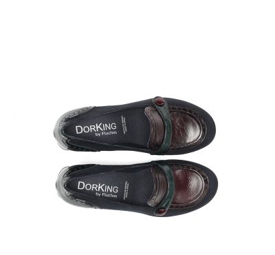 Elegant indigo heeled shoes - style and comfort!DORKING (SKU)9614