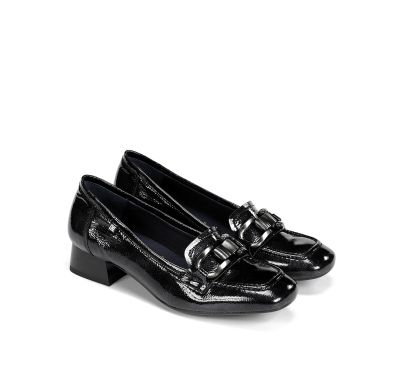 Elegant black low-heeled shoes - comfort and style!DORKING (SKU)9621