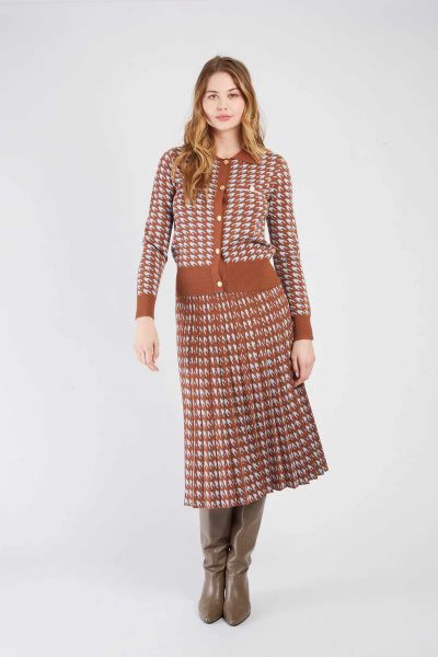 Long pleated skirt JADE - style and comfort DERHY (SKU) A550003