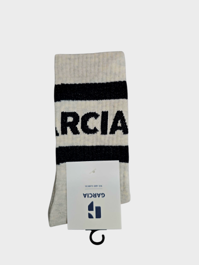 Women's cotton socks in gray mélange and black GARCIA (SKU) Z0028-60