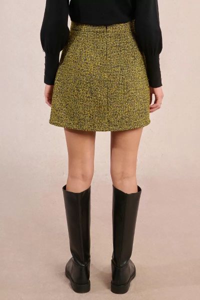 Жакардова мини пола с висока талия MOLLY BRACKEN (SKU) P1821BDH