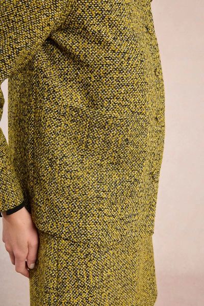 Women's short jacquard jacket - style and elegance MOLLY BRACKEN (SKU) P1858DH