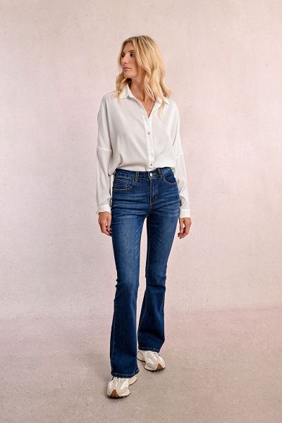 Women's Boot-cut jeans - urban style and comfort MOLLY BRACKEN (SKU) ED33CN