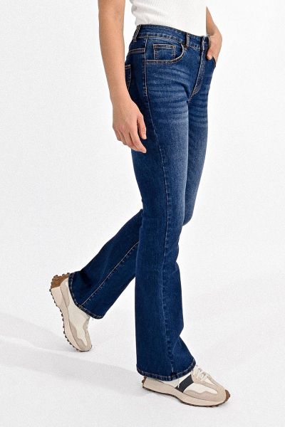Women's Boot-cut jeans - urban style and comfort MOLLY BRACKEN (SKU) ED33CN