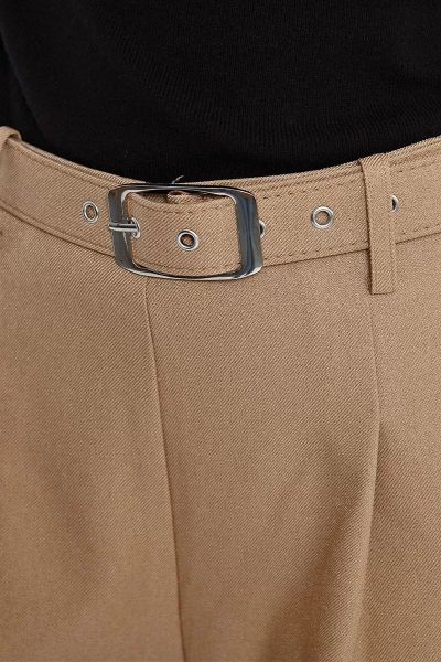 Women's wide pleated pants with belt - style and elegance MOLLY BRACKEN (SKU) PL164BDN