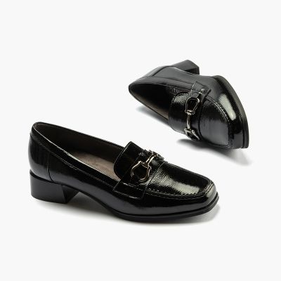Elegant black low-heeled shoes - comfort and style!PITILLOS (SKU)10814