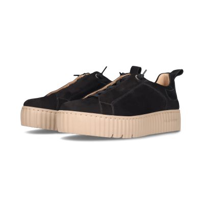 Black Women's Sneakers - Comfortable and Comfortable SALAMANDER (SKU)1000,,